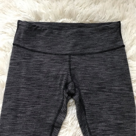Lululemon Wunder Under Heathered Textured Leggings Size 6 - Picture 5 of 14
